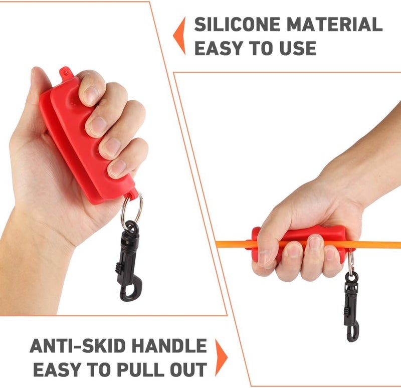 AHOSOUTLY Archery Arrow Puller Target Remover Gripper with Hanging Buckle,Anti Slip Pull Out Arrow Tool and Protect Palms - Image 4